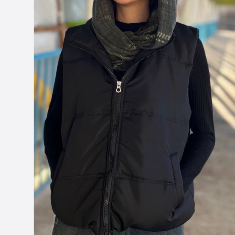 پافر کوتاه دخترونه رنگبندی داره