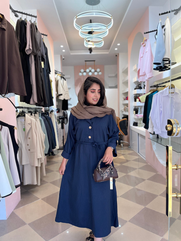 مانتو کفتان زنانه ، پیراهن راه راه