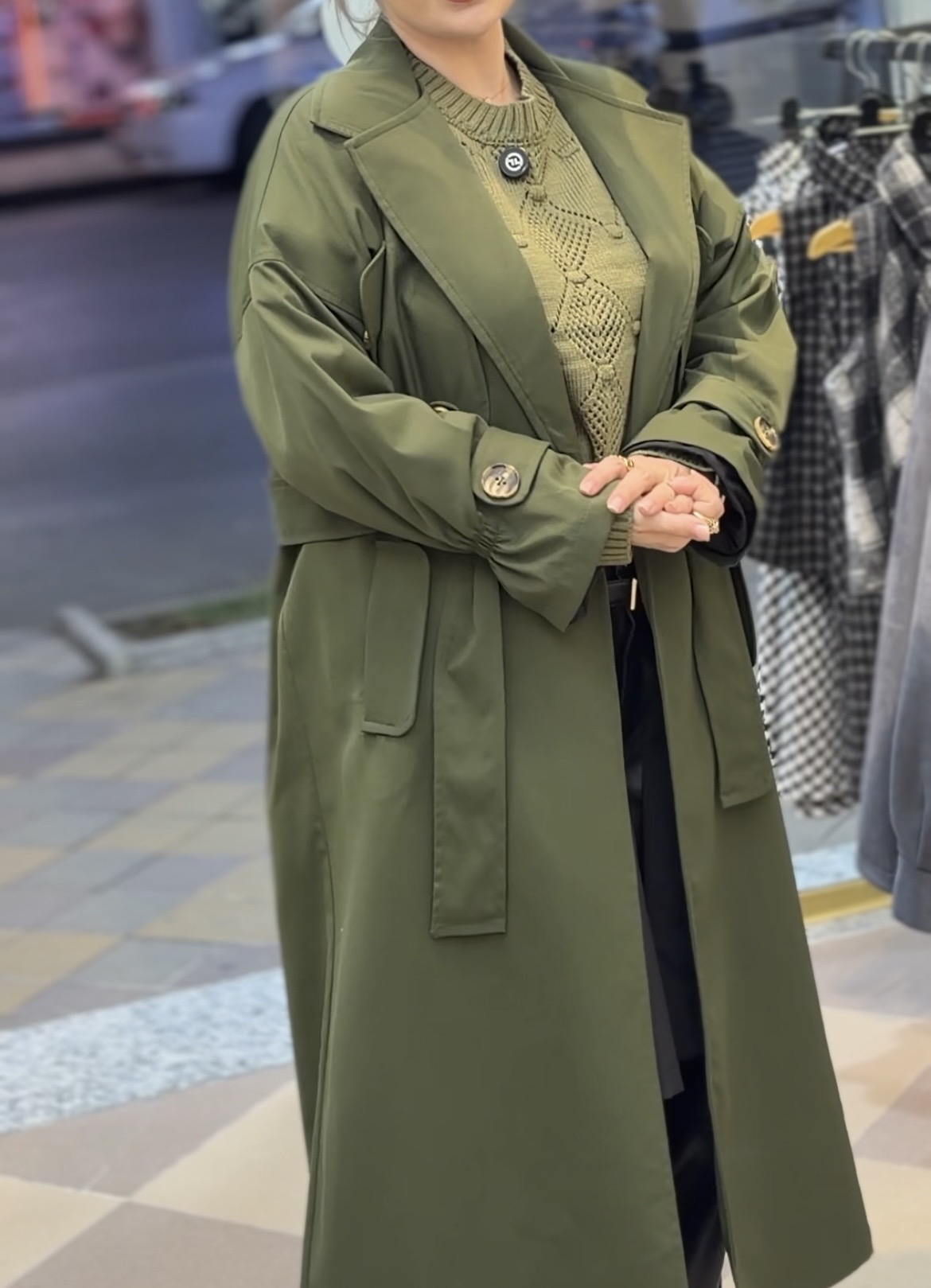 بارانی بلند داخل خز کد۰۰۸۹